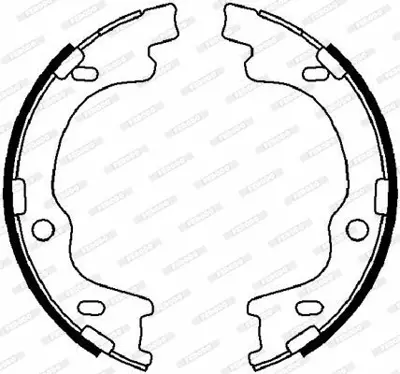 FERODO FSB4022 El Fren Balatası Sportage 04 10 Ceed 06 12 Ix35 10 13 I30 07 12 583501HA00, 583052SA00, 583502SA00, 585301HA00