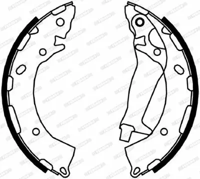 FERODO FSB4047 Arka Fren Balatası Pabuc I20 2008> 583500PA00