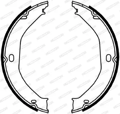 FERODO FSB4057 El Fren Balatası Grand Cherokee Iı 99> 05 5011988AA, 5011988AB, K05011988AA, K05011988AB, 5011988ABSK, 12473088, 25904969, 88982375, 4796337, 5093390AA