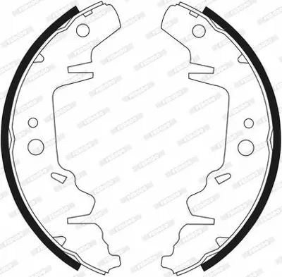 FERODO FSB568 Fren Balatası 4883833AA, OK56A2638Z