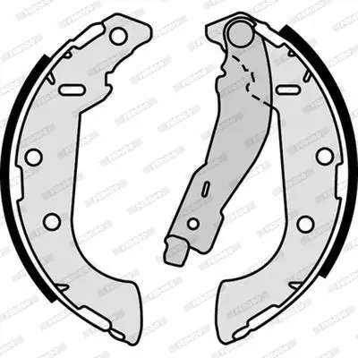 FERODO FSB575 Arka Fren Balatası Pabuclu P306 Xsara Xsara Iı Zx P306 Ym 1,9 1,9td 1,8 8v Olcu: (228×40) Abssız 424155