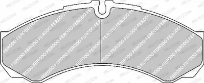 FERODO FVR1315 On Fren Dısk Balatası Daıly Iı Iıı 99>06 (18mm) 2996532