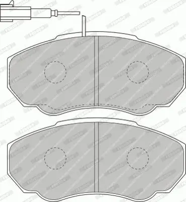 FERODO FVR1478 On Fren Balatası Boxer Ducato Jumper 2,0hdı 2,0ı 2,2hdı 14q Fıslı 02 06 425242