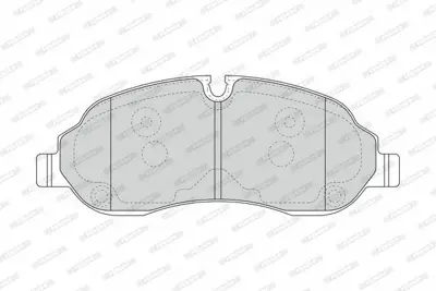 FERODO FVR4661 On Fren Balatası Transıt V363 14  > Arka Ceker Cıft Teker (Fıslı) 1824121