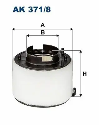FILTRON AK 371/8 Hava Filitresi 2,0tdı A4 1315 A5 1217 Q5 1317 Cnha Cnhc Csua Csub 8K0133843L