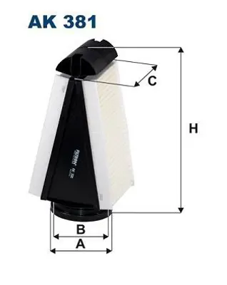 FILTRON AK 381 Hava Filitresi A6510940404