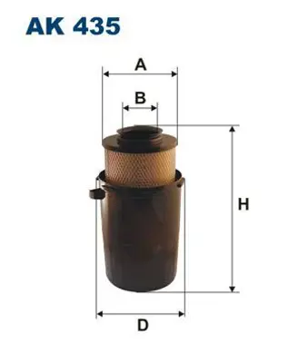 FILTRON AK 435 Hava Filitresi A0030945104