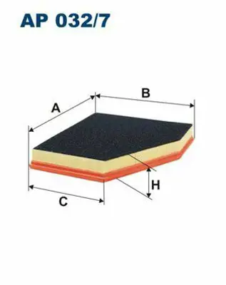 FILTRON AP 032/7 Hava Filitresi 13717793647