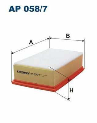 FILTRON AP 058/7 Hava Filitresi 1444QP, 1444RP, 1444TE, 1611158180, 1444QQ, 1444RN, 9656037980