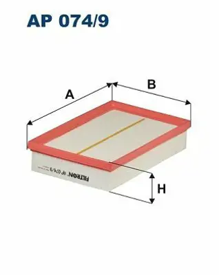 FILTRON AP 074/9 Hava Filitresi 2207430, KV619601AA