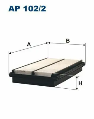 FILTRON AP 102/2 Hava Filitresi Honda Accord 98-02 17220PAAA00