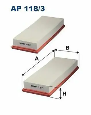 FILTRON AP 118/3-2x Hava Filtresi Mercedes C230-C240-C280-C320-C350-C55-Clk-E230-E240-E280-E320-E350-E500-S280-S320-S350 A1120940004