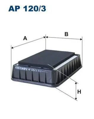FILTRON AP 120/3 Hava Filitresi 1444RT, 1444RU, 1444WS, 1444RZ, 1444SH, 1444XE, 1500A190, 1611158380, MZ690445, MZ690970