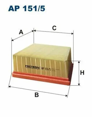 FILTRON AP 151/5 Hava Filtresi Fıesta Vı 08 Bmax 12 Transit Courıer 14 Connect 13 Ford Ecosport 13 8V219601A1A