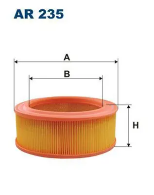FILTRON AR 235 Hava Filitresi 1444N4, 8549061, 8671014045, A800X9601SA