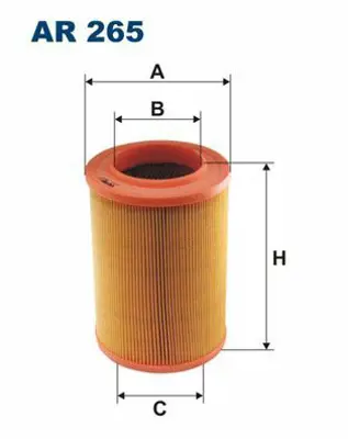 FILTRON AR 265 Hava Filitresi 44129620, 44129620A, 44980929, 1212491, 5021185548, CH12285