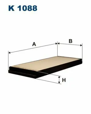 FILTRON K 1088 Polen Filitresi A0008303318