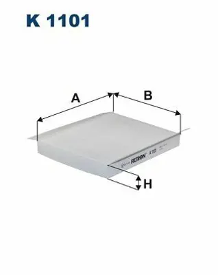 FILTRON K 1101 Polen Filtresi Doblo 1.2-1.4-1.3jtd-1.3d-1.9d-1.9jtd 01 Punto 1.2 16v-1.8-1.3jtd-1.9jtd 04 Soul 46723331