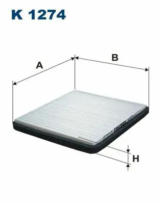 FILTRON K 1274 Polen Filitresi Chevrolet Spark M300 10 95528635, 95947238