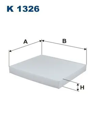 FILTRON K 1326 Kabin Filtresi Ford Ranger12 2.2 Tdci 125hp 11 AB3919N619AA