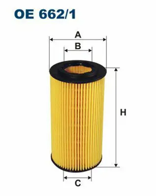 FILTRON OE 662/1 Yağ Filitresi 6G9N6744BA