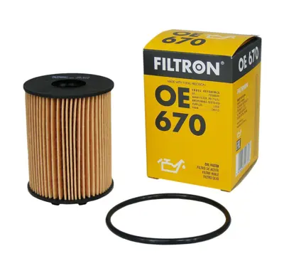 FILTRON OE 670 Yağ Filtresi Albea-Doblo-Palıo-Fıorıno-Grande Punto 1.3 Jtd 03 Astra-Combo-Merıva-Agıla 1.3 Cdtı 5650342, 650190, 93177787, 95516104
