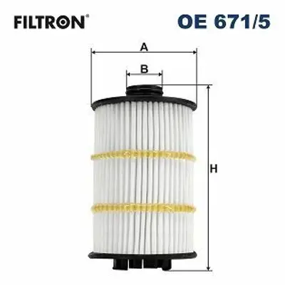 FILTRON OE 671/5 Yag Filitresi Audı A6 11>18 A7 11>18 A8 10>18 Ceuc Cwuc Ctga 079115561J