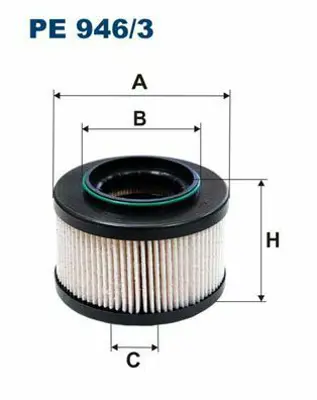FILTRON PE 946/3 Yakıt Filitresi Chrysler Voyager Iıı 2.5 Crd , Mercedes G-Class W461 W463 01 05019741AA