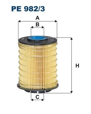 FILTRON PE 982/3 Yakıt Filtresi Chevrolet Aveo-Trax-Opel Mokka-Mokka X-Vauxhall Mokka-Mokka X 818013, 96896403