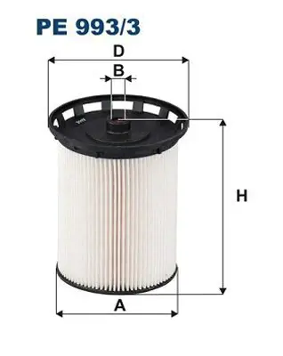 FILTRON PE 993/3 Yakıt Filitresi 4M0127177B, 4M0127434B, 4M0127434G, 4M0127401C, 95812743400, 4M0127401G, 4M0127177G