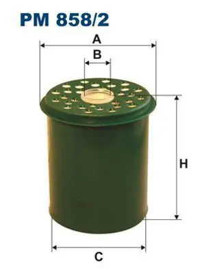 FILTRON PM 858/2 Mazot Filitresi Megane Clıo Safrane Scenıc 1,9d - Dt 7701204497