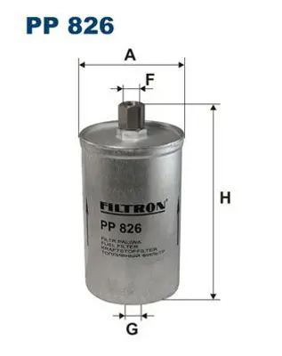FILTRON PP 826 Yakıt Filitresi 5025106