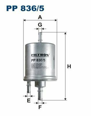 FILTRON PP 836/5 Yakıt Filitresi (Benzın) Audı A4 1.8t 0204 A6 2.4 3.0 0406 A8 6.0 0310 4F0201511D