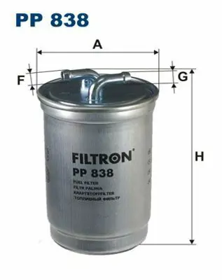 FILTRON PP 838 Yakıt Filitresi 1H0127401C
