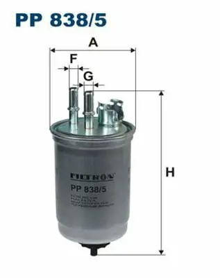 FILTRON PP 838/5 Mazot Filitresi Connect 1,8tdcı 75ps 0205 Focus 1,8tdcı 75ps - 90ps 0105 2S419155AB