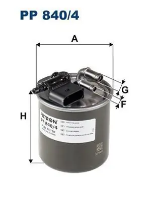FILTRON PP 840/4 Yakıt Filitresi A6420906052