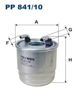 FILTRON PP 841/10 Yakıt Filtresi Mercedes Gl X164 Gl 350 Cdı Blueeffıcıency 224hp 05-09-12-10 A6420920301