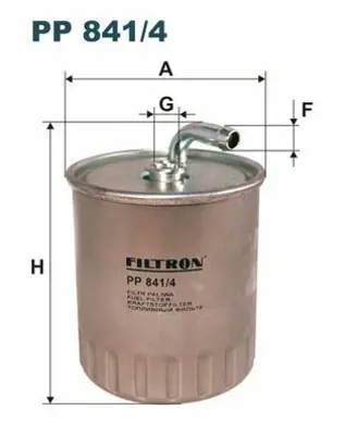 FILTRON PP 841/4 Yakıt Filitresi W203 02>07 Cl203 02>08 S203 01>07 C209 02>09 W463 01> 6110901252