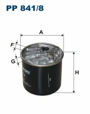 FILTRON PP 841/8 Yakıt Filtresi Mercedes Sprınter 06 Vıto 10 W169 W245 W204 W212 C207 A207 W221 A6420920201