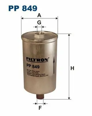FILTRON PP 849 Yakıt Filitresi 857133511