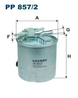 FILTRON PP 857/2 Yakıt Filitresi 16400-JD50B