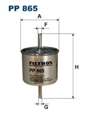 FILTRON PP 865 Yakıt Filtresi Escort V-Vı-Vıı-Fıesta Iıı-Iv-Mondeo I-Iı-Transit 95 92FB9155AB