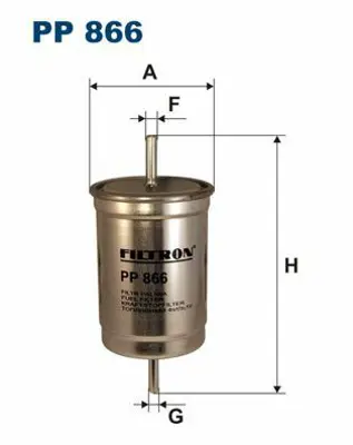 FILTRON PP 866 Yakıt Filtresi B.Y Tıp Volvo 850 91-96 C70 Cabrıo Coupe 98-05 S70 97-00 V70 97-00 Xc70 97-02 S90 2.9 97-98 Tırnaksız 9142658