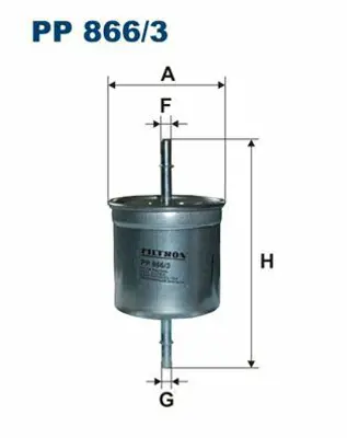 FILTRON PP866/3 Yakıt Filitresi Volvo S60 I (384): 2.0-2.4  2.4 T5 0010 S80 I 2.0-2.4  2.4 T5 0007  V70 Iı 2.0-2.4 -2.4 T5 -3.2 T 0310 Xc90 I 3.2-2.5t 0816 30636704