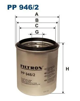 FILTRON PP 946/2 Yağ Filitresi 4723905