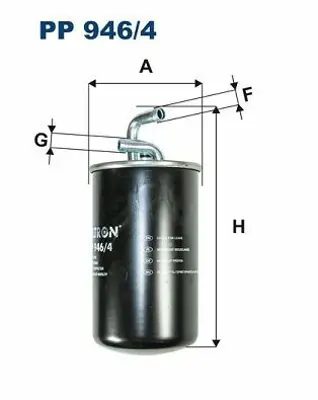 FILTRON PP 946/4 Yakıt Filitresi 05166780AA
