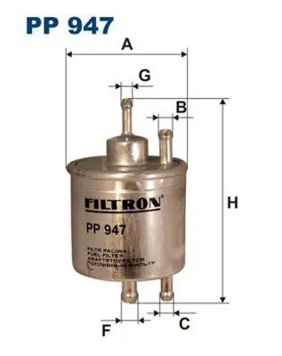 FILTRON PP 947 Yakıt Filitresi A0024776501