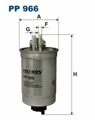 FILTRON PP 966 Mazot Filitresi Doblo Palıo Sıena Punto Iı 1,9d 00 46737091