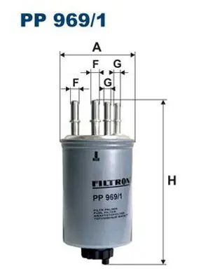 FILTRON PP969/1 Yakıt Filitresi Land Rover Range Rover Iv Range Rover Sport 13> WJN500025