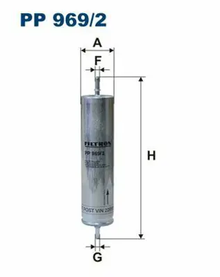 FILTRON PP 969/2 Yakıt Filitresi Land Rover Freelander 2,0 Td4 00 WJN000080